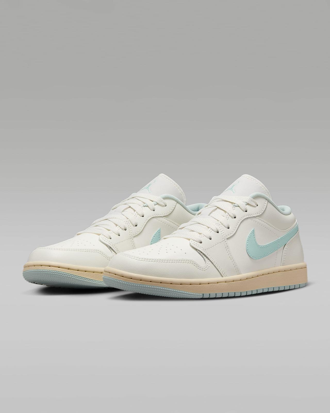 DC0774-134 Nike Air Jordan 1 Low Sail Igloo (Женский) 5W