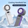 NEW Portable High Speed Cooling Handheld Fan 3600mAh Rechargeable 100 Wind Speeds Adjustable Mini Foldable Air Cooling Turbo Fan