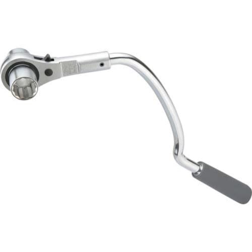 Top Industrial (TOP) 30mm Bow Main Pipe Wrench, Ratchet Type, 7.5 Feed Angle, Double Gears, for Plumbing, RM-30LYN, Made in Tsubame-Sanjo, Japan