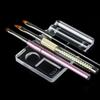 1pcs Acrylic Nail Brush Stand Painting Pen Holder Color Palette Manicure Tool