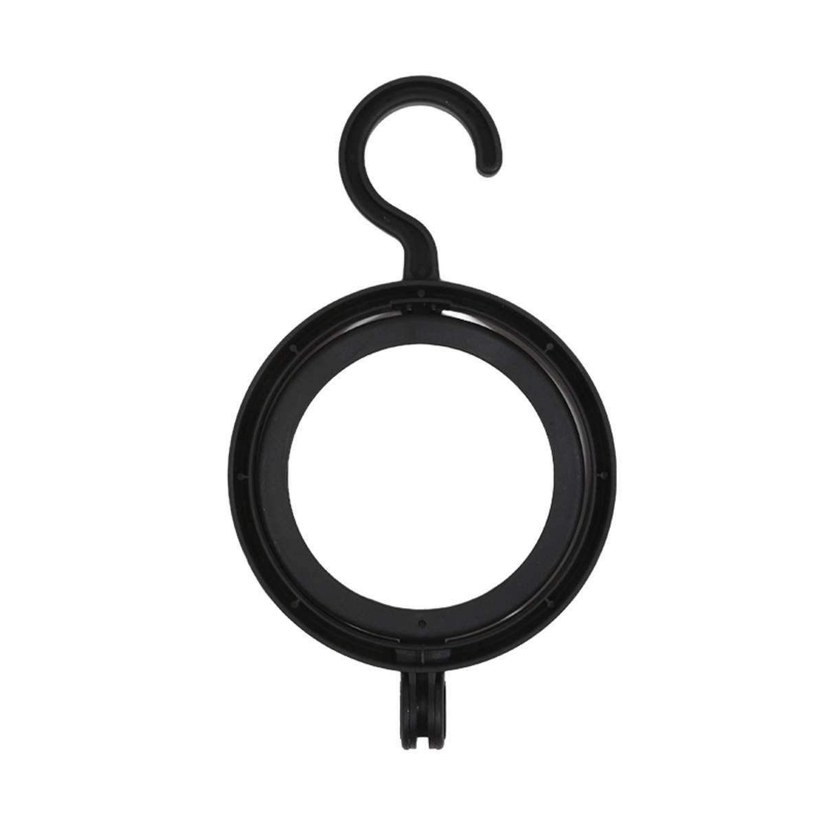 

Органайзер для бейсболок, круглый, на дверь, с козырьком, для шарфов, одежды, сумок, держатель для дисплея, настенная вешалка, подставка для париков, инструмент чёрный