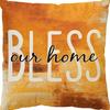 Small Daisy Flower Pillowcase New Striped Linen Home Fabric Sofa Pillowcase Light Luxury
