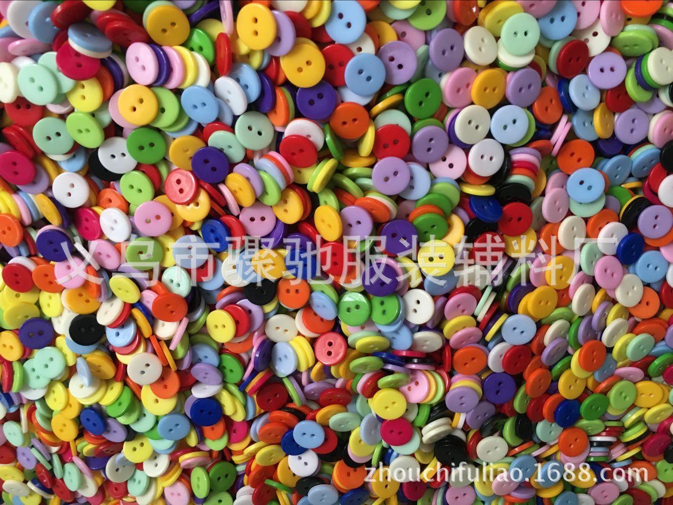 

Красочные пуговицы из смолы с двумя ушками для хлеба, пуговицы для детской одежды, пуговицы для детского сада своими руками color mixing * 14L = 9.0 MM * round * paint