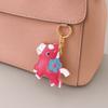 Leather Horse Pendant Year of Horse Zodiac Pony Bag Hanging Funny Horse Car Keychain  Birthday Gift