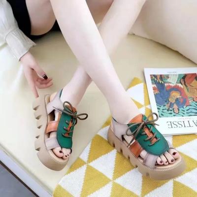 Fashion Beach Women's Sandals Fashion Women Sandals Comfortable Wear-resistant Non-slip Womens Thick-soled Shoes 2024 Sandalias De Mujer