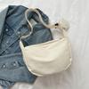 Nylon Clutch Bag for Women Fashion Solid Color Shoulder Crossbody Purse Trendy Daily Casual Handbag KTB