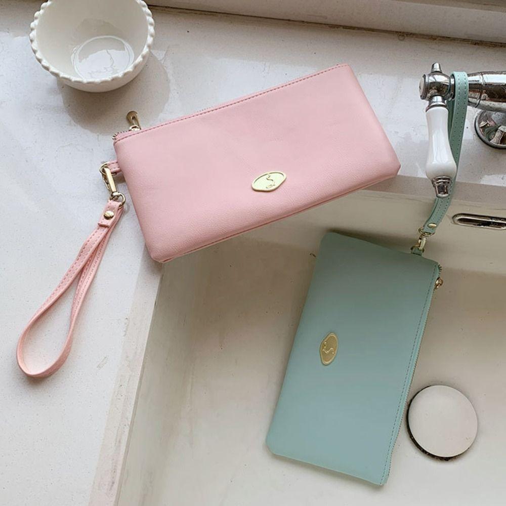 Luxury Evening Banquet Bag Square Handbag French PU Long Wallet  Daily