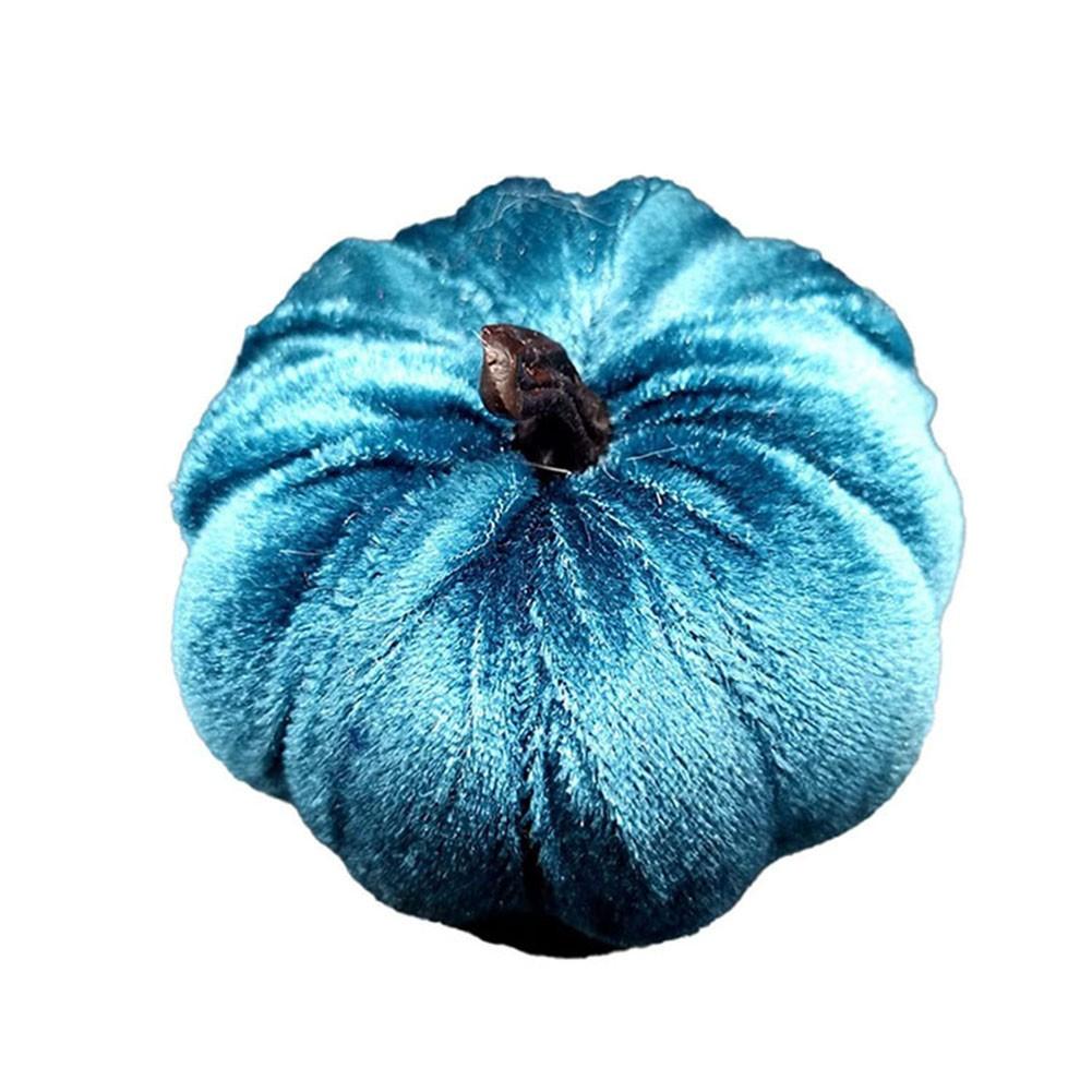 

Красовая тканевая тыква Хэллоуин Тыква Декор Имитация тыквы Украшение Blue