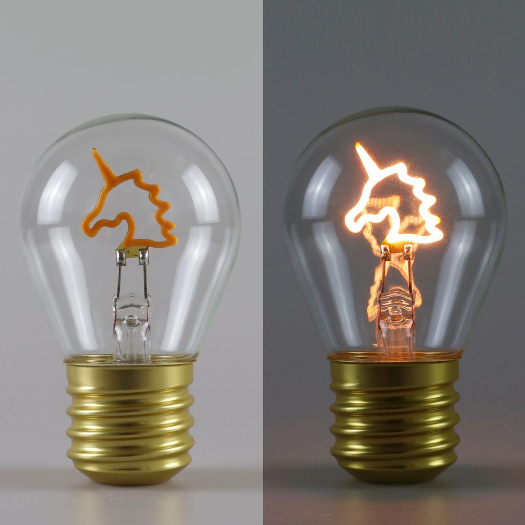 Niedliches Cartoon LED-Glühbirne Nachtlicht, Wiederaufladbar, Bunte Dekorative Tragbare Lampe