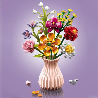 2024 City Creativity Flower Bouquet Phalaenopsis Orchid Girl Gift Set DIY Home Display Building Blocks Bricks Toys For Gift