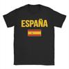Das Wappen Spaniens T-Shirts Herren Reine Baumwolle Vintage T-Shirts Rundhals T-Shirts Kurzarm Kleidung Geschenkidee