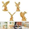 Eagle Statue Resin Figurine Creative Home Decorative Object for Luxury Living Room Decoration