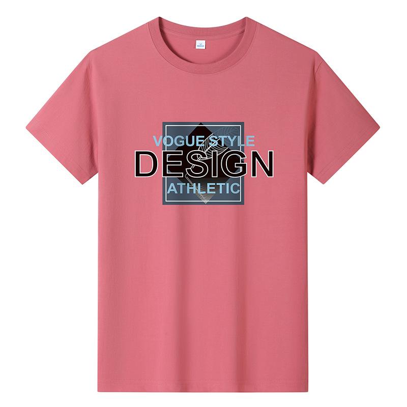 

14 цветов, футболка из чистого хлопка с коротким рукавом, мужская повседневная свободная футболка с круглым вырезом, большой размер S-6XL XXL красное дерево