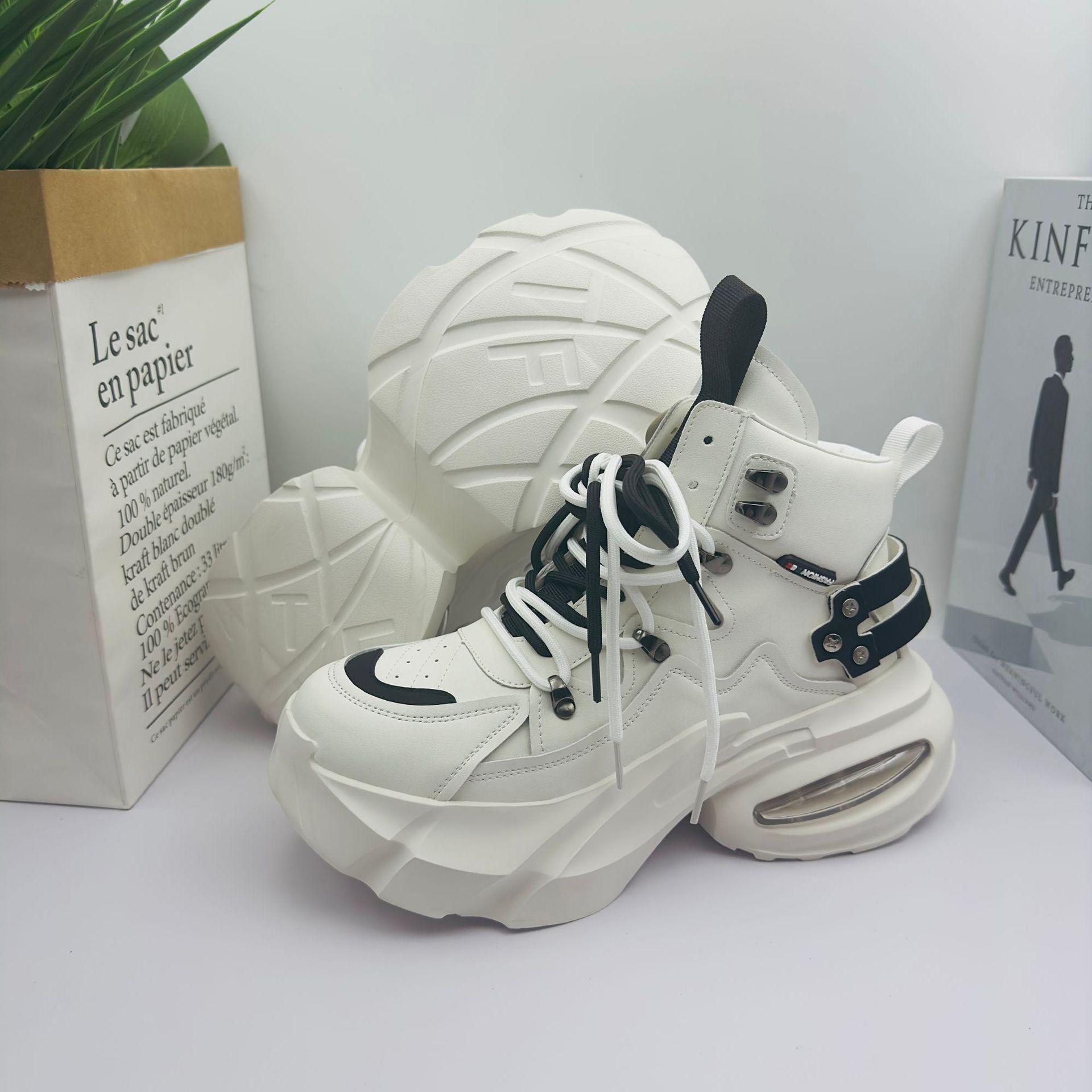 

Fashion Couple Quality High Top Sneakers Non-slip Wear-resistant Platform Males Casual Shoes Woman s Mesh White Shoes Chaussure Hommes 38