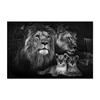 Modern Lion Family Wall Art Canvas Painting Print Posters Nature Animal Tiger Mural Pictures for Living Room Home Decoration