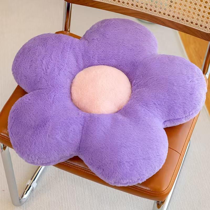 Sunflower Cushion Car Decorative Bay Window Ornaments Nap Pillow Cute Plush Toy Cushion Birthday Gift