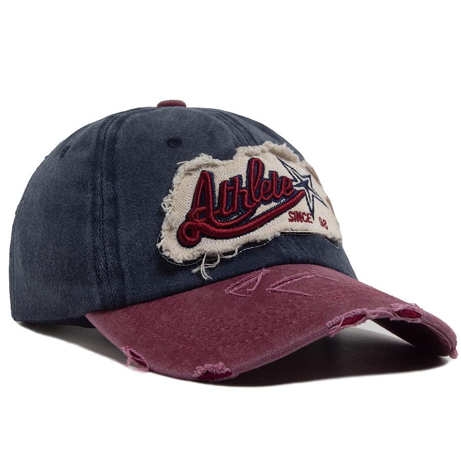 Patch Embroidery Baseball Cap Men Summer Patchwork Color Caps Women's Snapback Vintage Hip Hop Outdoor Sport Hat Visor Unisex