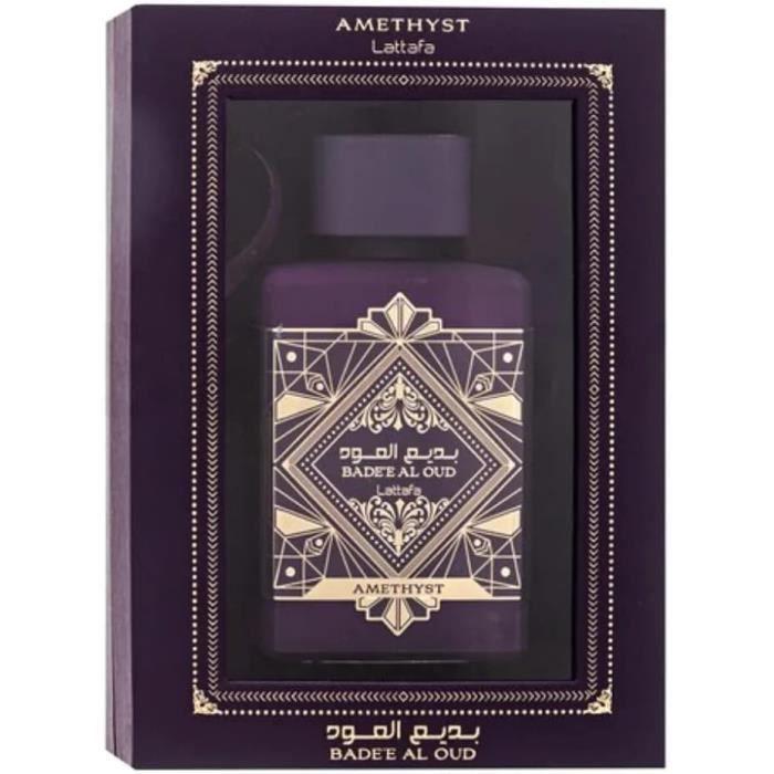 Eau de Parfum - LATTAFA - Badee Al Oud Amethyst (Green Velly) - Unisexe - 100 ml - Couleur verte