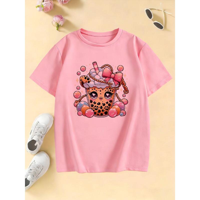 Children's T-shirt Trendy Mario Print Pure Cotton Loose Casual Round Neck Parent-child Short Sleeved 2026 Summer New Item