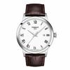 Tissot Classic Dream Men's Watch with White Dial and Leather Strap, T1294101601300, Officially Imported