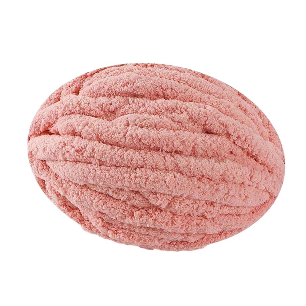 Thick Chunky Yarn Bulky Yarn Comfortable Knit Yarn Polyester Yarn for Knitted Blanket Mat Weaving Scarf DIY Craft Cushion