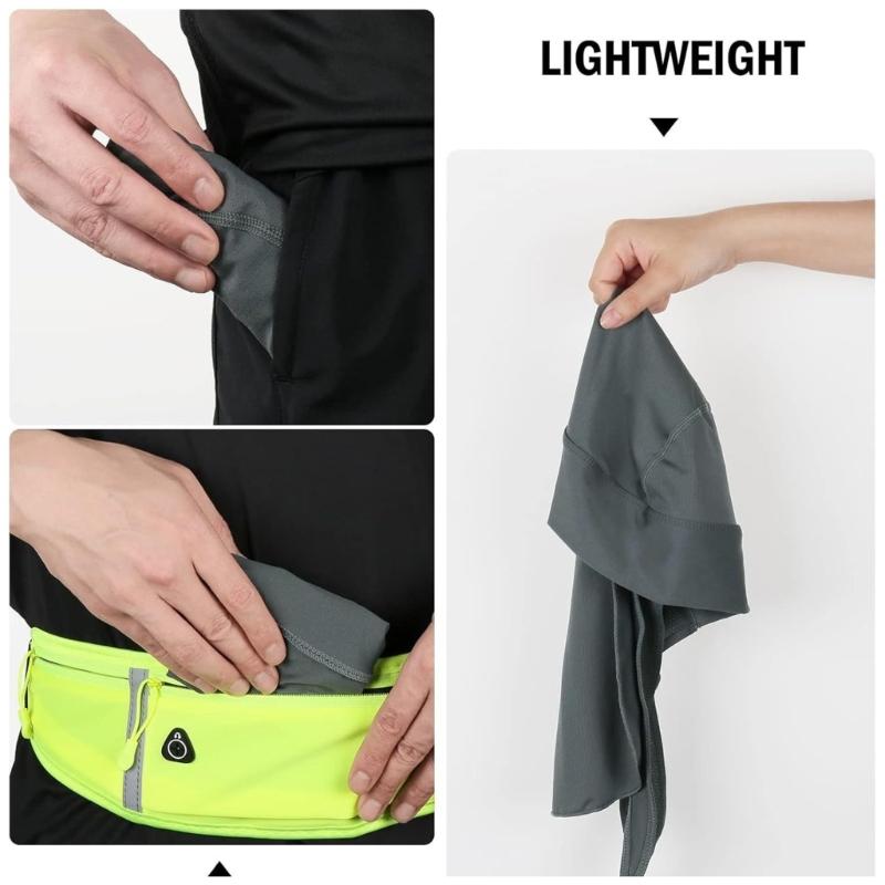 Elastic Sports Headwear With Sweat Barrier Sweatproof Sun Protecting Headscarf