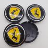 4Pcs/set 64MM Car Wheel Center Caps With Donkey Emblem Logo Wheels Hubcaps Auto Hub Rim Cover Replace Car Tire Accessories