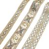 10 Yards Butterfly Flower Lace Applique Sewing Apparel Curtain Beaded Fringe Trim  Lamp Shade