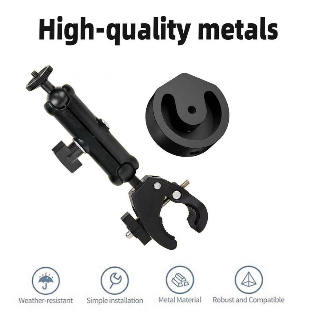 Universal Aluminum Adapter for Mini Tripod Mounts (24/25/26 Models) - Compatible with Strong Clamps