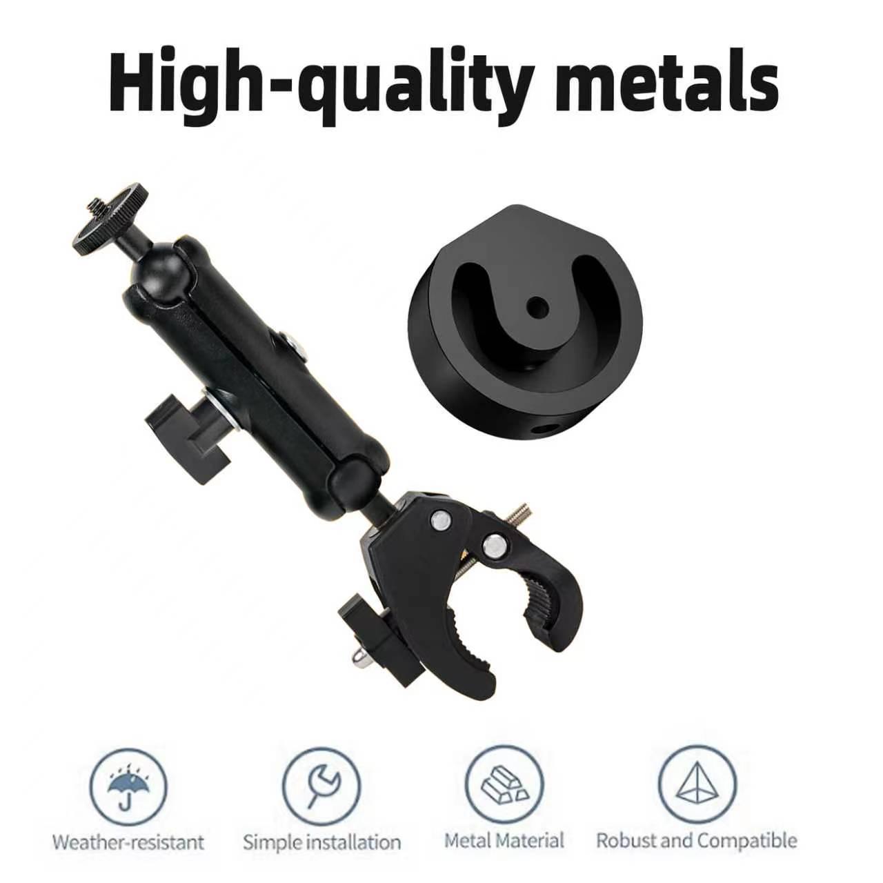 Universal Aluminum Adapter for 24/25/26 Models, Compatible with GorillaPod Mini Tripod чёрный