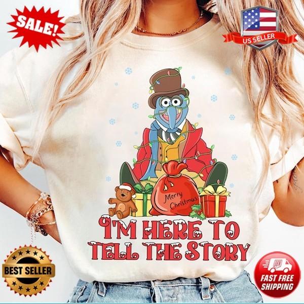 Disney the Muppets Christmas Carol Shirt Gonzo and Rizzo Xmas T-shirt S-5XL Unisex T-Shirt M