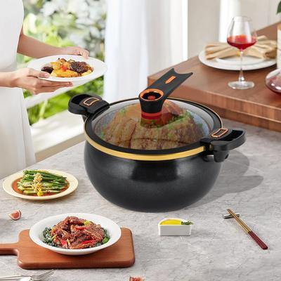 Micro Pressure Cooker,8.45qt Vertical Stewpot Multi-Function Micropressure Round Cooking Pot Induction Cooker Universal StewPots