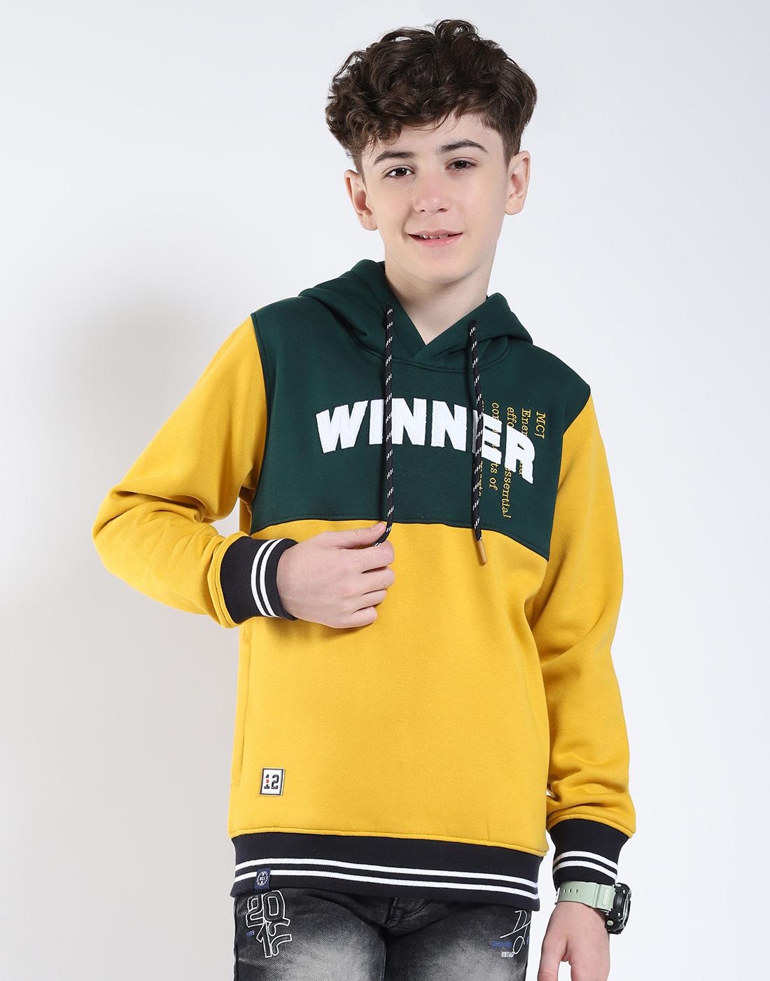 

Monte Carlo Boys Round Neck Full Sleeve Sweatshirt 4-5 Years гірчичний