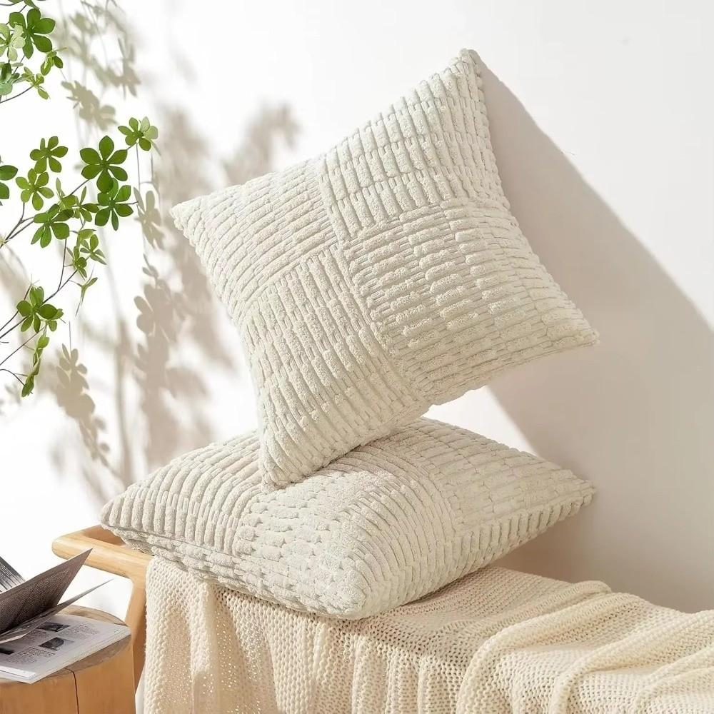 Super Soft Corduroy Pillow Cover Textured Wear Resistant Throw Pillow Covers Thickened Skin-friendly Pillowslip Home Decor