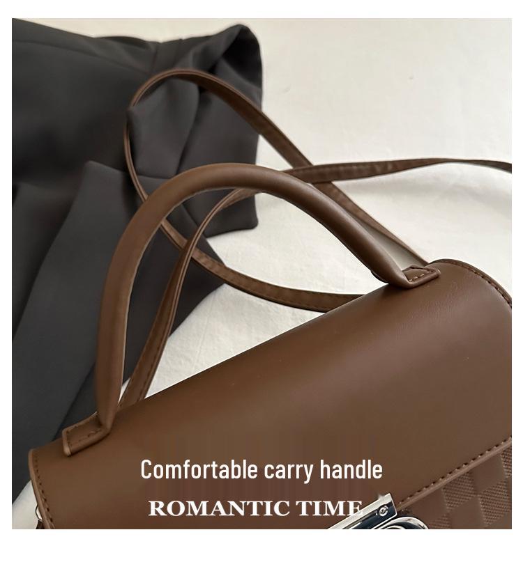 2024 Trendy Retro Crossbody Bag: Versatile High-End Fashion Small Square Women's Shoulder Handbag