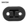 4pcs BLACK Universal Car Polyurethane Rubber 2 Hole 11MM Exhaust Muffler Hanger