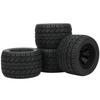 4Pcs 18 RC Car Rubber Tire Rims Truck Wheels for ZD Racing Accessaries Parts 165x104mm