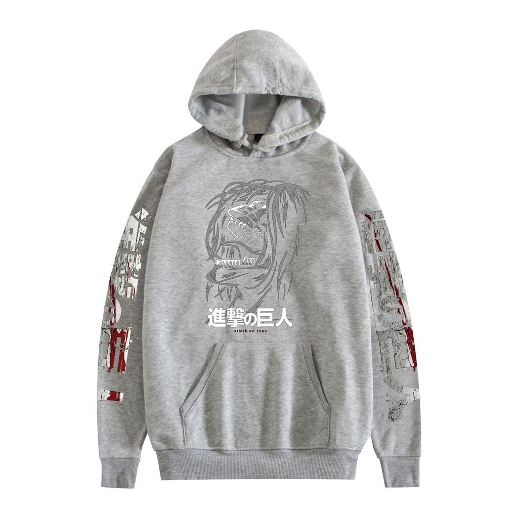 New Arrivals Couple Fashion for Fans of Attack on Titan Printed Sweatshirt Outdoor Sport Cosplay Pullovers Hoodie