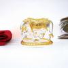 Kamdhenu Cow with Calf Idol Gold Silver Plated with Matte Finish | Home Decor Gaay Bachda Cow |Calf for Vastu | Positive Energy