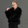 Coat Imitation Fox Hair Women's Clothing Autumn and Winter Imitation Coat Suit Collar