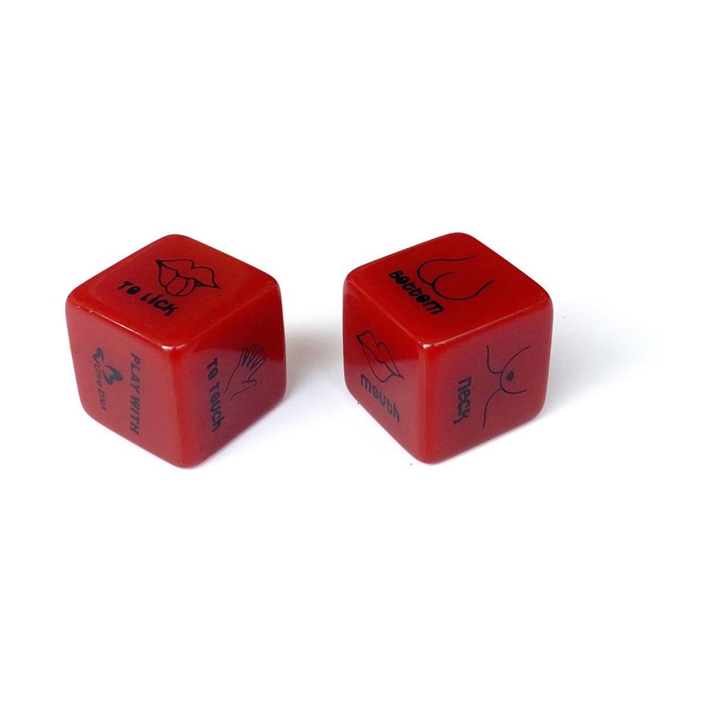 Red Sensation Dice: Adult Erotic Teasing Toys
