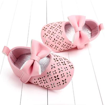 Chaussures de princesse antidérapantes en PU pour bébés filles, premiers pas d'été à semelle souple