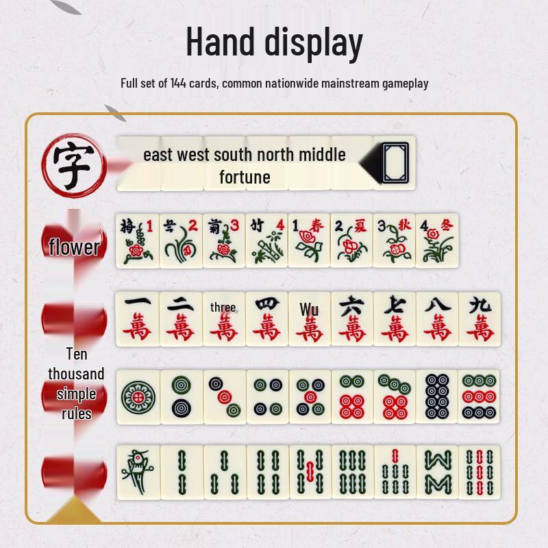 Portable Mahjong Set X411