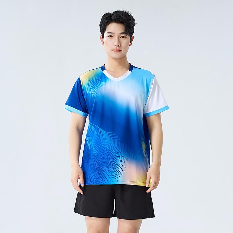 Womens Badminton Sport Set Quick-Dry Short Sleeve Top Skort Pants Training Competition Team Uniform