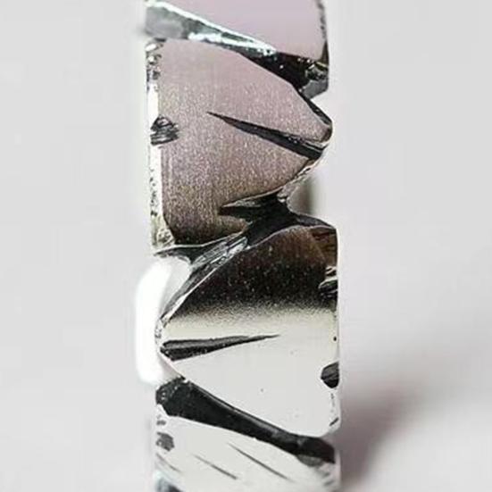 Men Ring Bright Luster Open Ended Personality All Match Jewelry Gift Geometric Rough Splicing