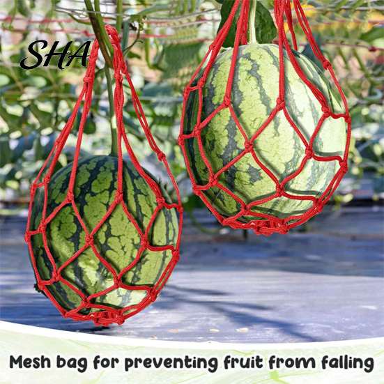 Watermelon Support Net 10Pcs Sling Nets, Weatherproof Reusable Melon Holder Heavy Duty Mesh, Fruit Hammocks for Cantaloupe Cucumber Vegetables