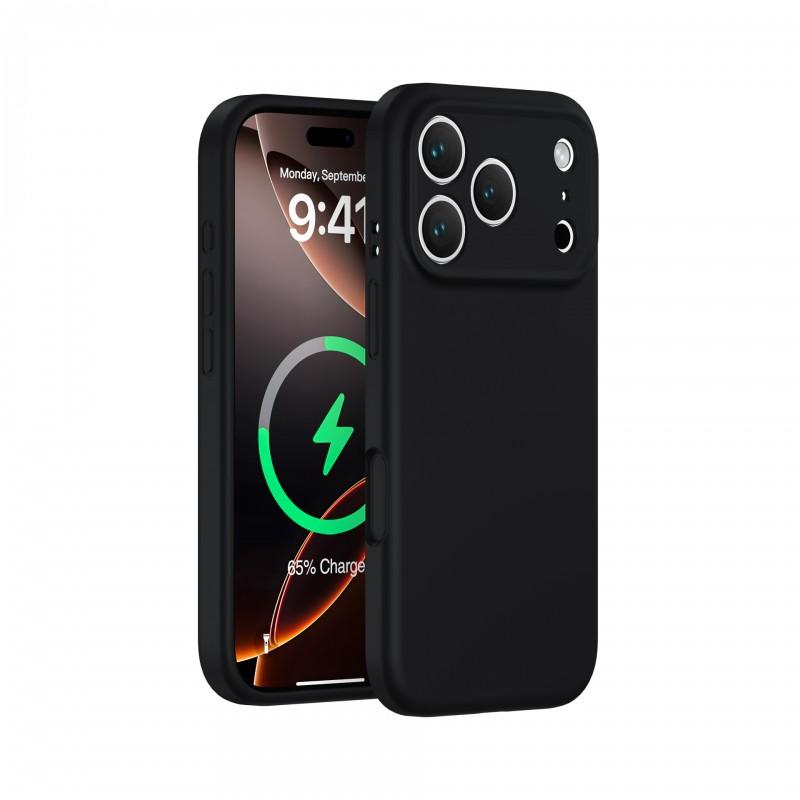 Liquid Silicone Magnetic Phone Case IPhone 17 Pro Max Full Coverage With Precise Cutouts Soft TPU Buttons