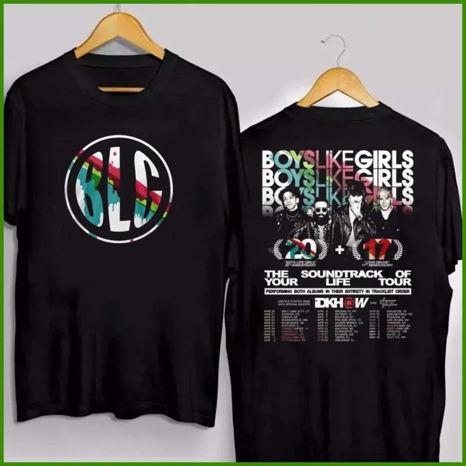2 Sides Boys Like Girls The Soundtrack Of Your Life 2026 Tour Shirt 1V1138 M