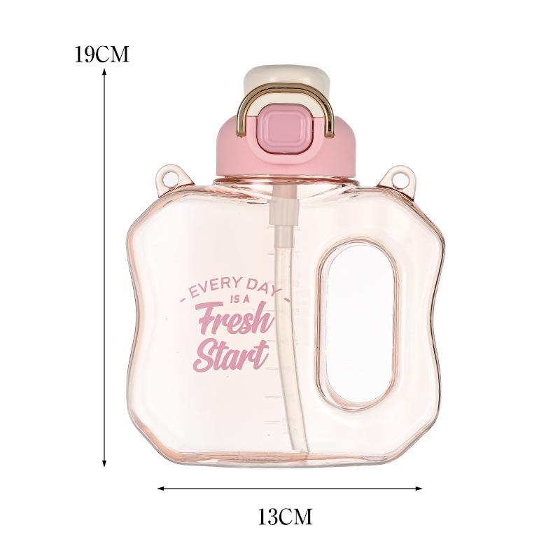 

Тонная бочка для воды, устойчивая к высоким температурам, летняя студенческая портативная спортивная бутылка, красивая тонная чашка, уличная портативная чашка 1010ml