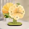 Creative Flower Clock Ornaments, New High-end Style for The Living Room, Sideboard, Table Painting, and Bedroom Table Clock